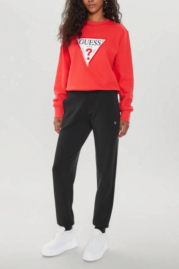 GUESS Czarne damskie spodnie dresowe Olympe