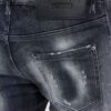 DSQUARED2 Czarne jeansy męskie super twinky jean