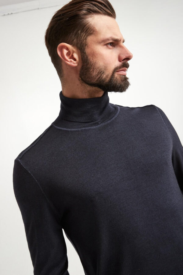 Sweter męski z golfem wełniany Lollor JOOP! JEAN