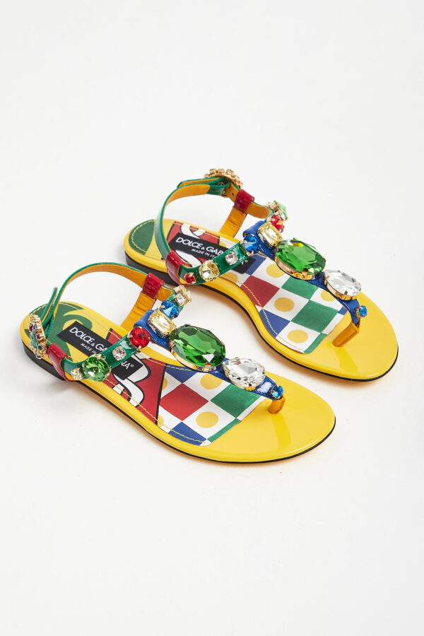 ece339ed3330535ed81f450c6295452487dd4e7b Sandały damskie skórzana DOLCE & GABBANA