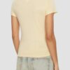 TOMMY JEANS Żółty t-shirt damski