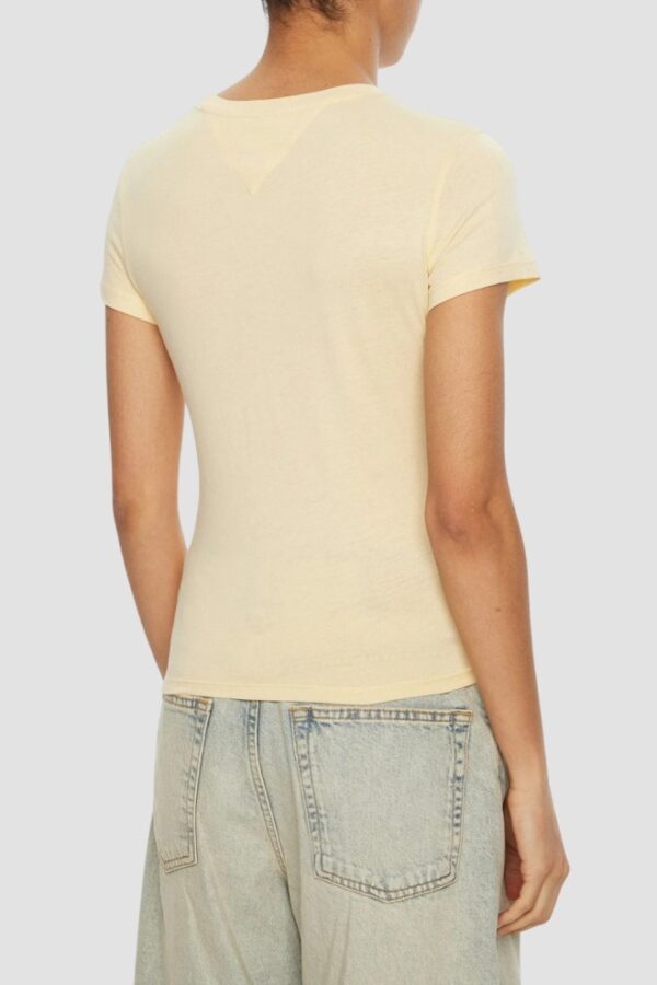 TOMMY JEANS Żółty t-shirt damski