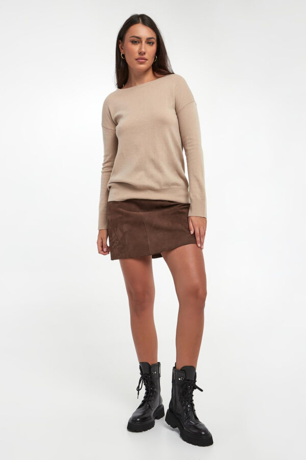 Sweter damski wełniany z kaszmirem Nebula