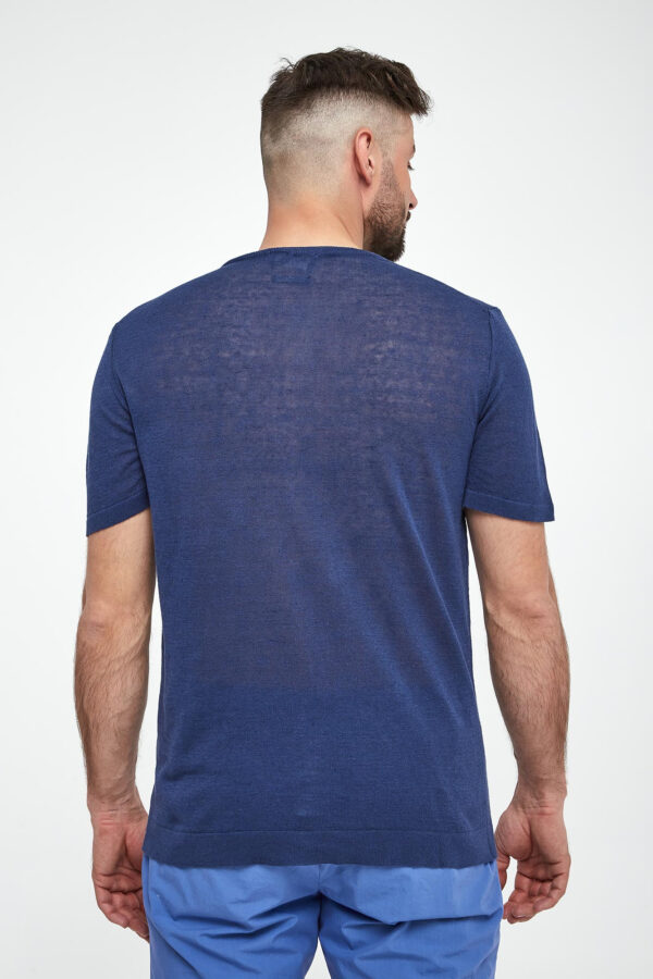 ed3dbf191e3306b3a7ecf824fc34cd2347fc67d8 T-shirt męski lniany LIU JO