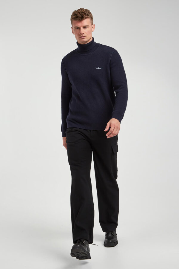 ed497b3cedf0a30184d76e0ea41bf615ea0f96fc Golf męski wełniany AERONAUTICA MILITARE