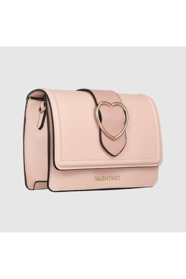 VALENTINO Różowa torebka z sercem sery satche