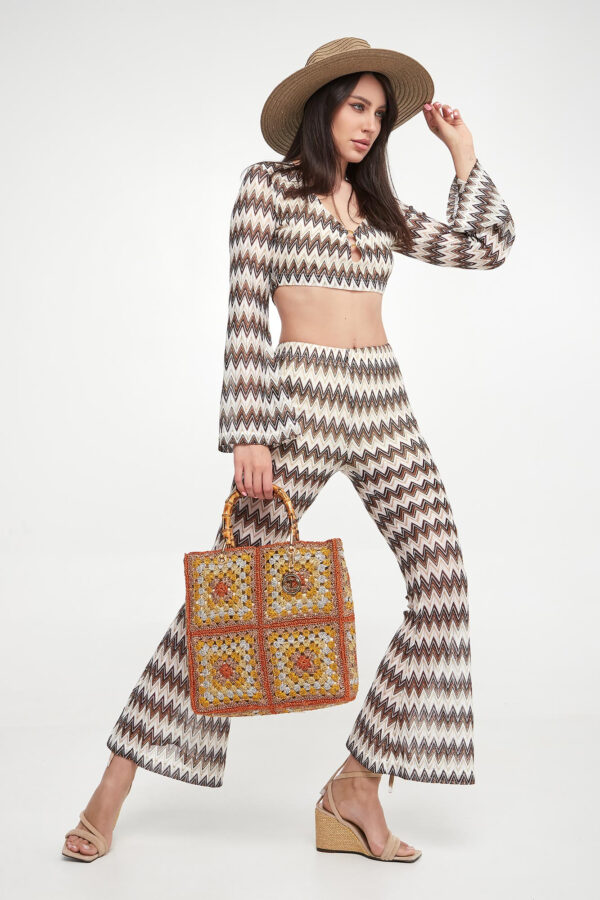 ee19f3695ce43a8417402e3425364c48c35ef3fc Top damski żakardowy TWINSET U&B