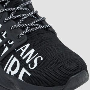 VERSACE JEANS COUTURE Czarne sneareksy męskie Fondo Nomo Dis. 13