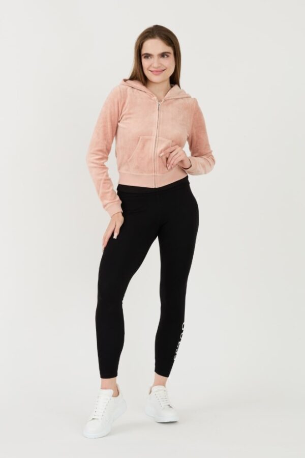 JUICY COUTURE Beżowa damska bluza Heritage Robyn Hoodie