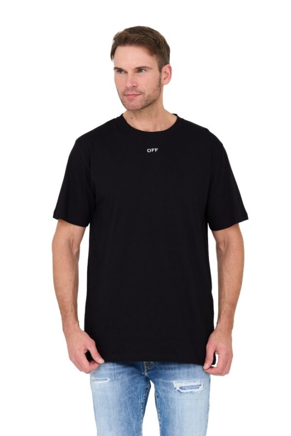 OFF-WHITE Czarny męski t-shirt