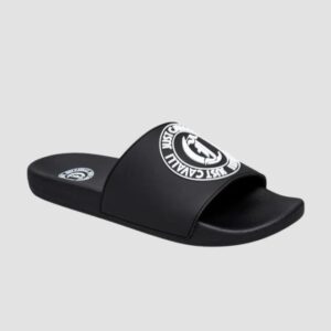 ee7e5e27dd0d7f5c57b4a2a8775d9693c10d7864 JUST CAVALLI Czarne klapki Fondo Pool