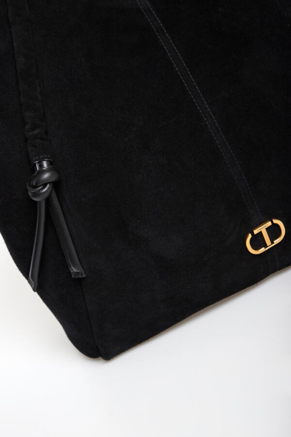 eeb7d0f60f96e5fafe202d6129fcf35253c943c7 Torebka damska zamszowy shopper TWINSET