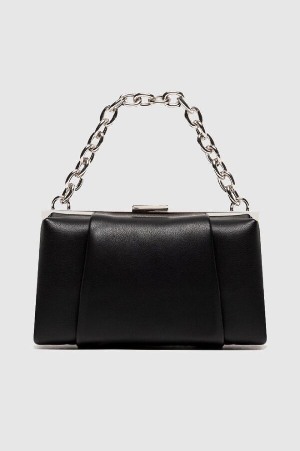 VALENTINO Czarna torebka na łańcuszku mini