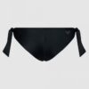 EMPORIO ARMANI Czarne wiązane bikini ze srebrnym logo