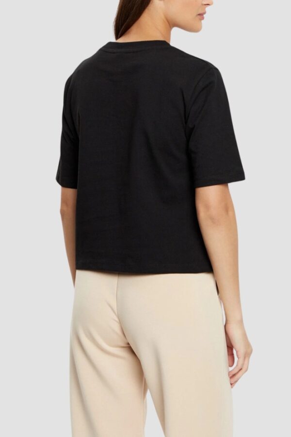 GUESS Czarny t-shirt damski Bear Boxy