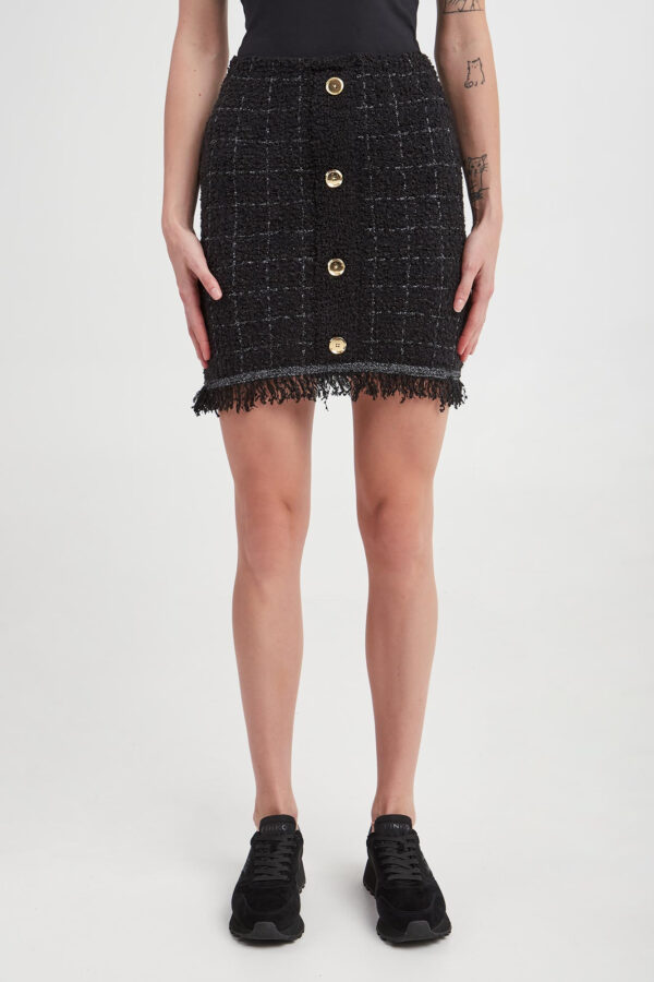 efa14f3d1ff0dda65ebcc233d87dc16d6937d1ee Spódnica tweedowa Girino PINKO