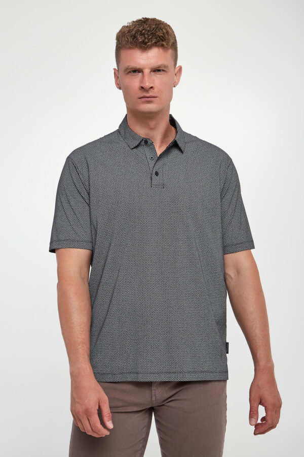 efdc925f0a0a1fa22f226f4d7e03a77f1e77bf8c Polo męskie ze wzorem ARMANI EXCHANGE