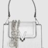 VALENTINO Srebrna torebka Queen