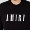 AMIRI Czarna bluza męska z dużym białym logo