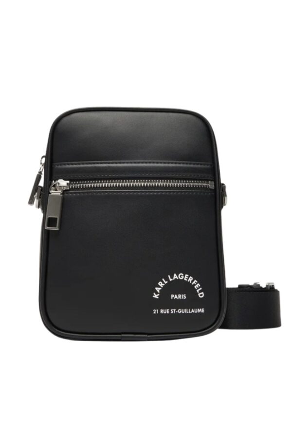 KARL LAGERFELD Saszetka męska czarna z logo