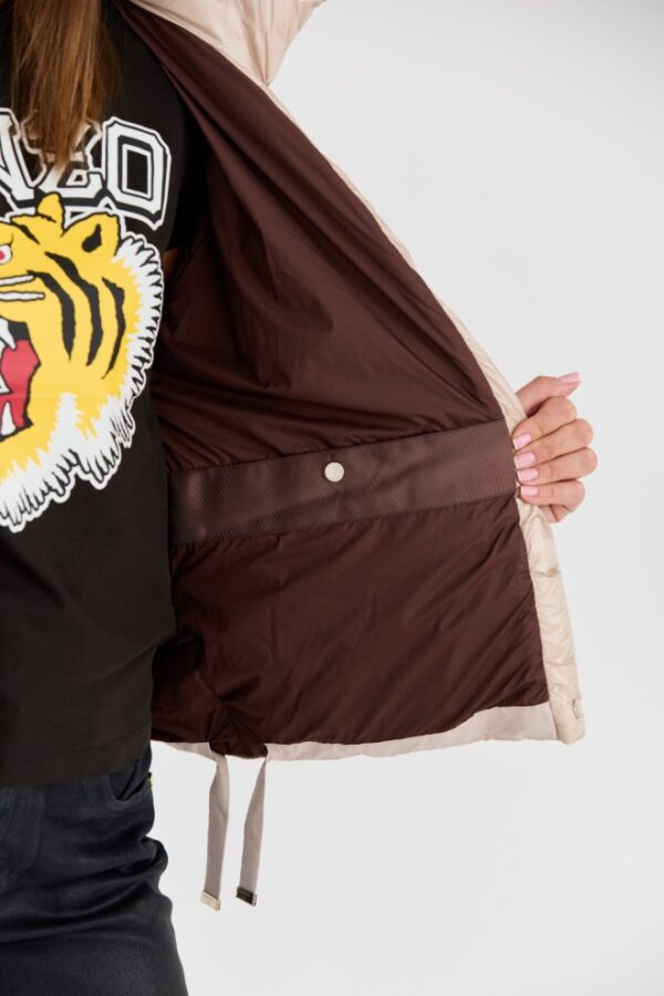 DIEGO M Beżowa damska kurtka, Rozmiar 40 EU - 44 IT