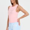 JUICY COUTURE Różowy damski top Blaine Juicy Script