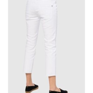 f29d5496ef30c382bc77127648d5ef2d5c448615 DSQUARED2 Cool girl cropped jeanBiałe jeansy damskie