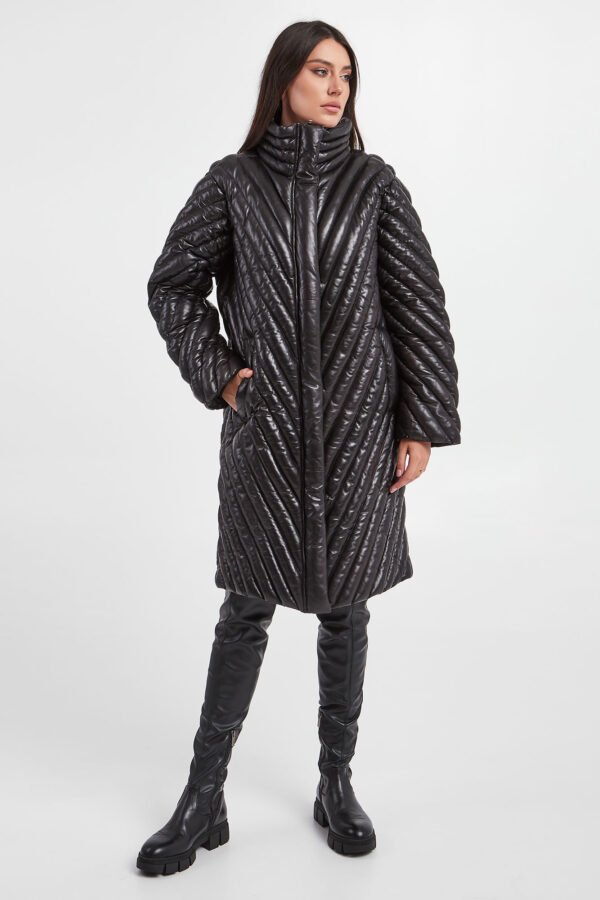 Płaszcz skórzany GESTUZ