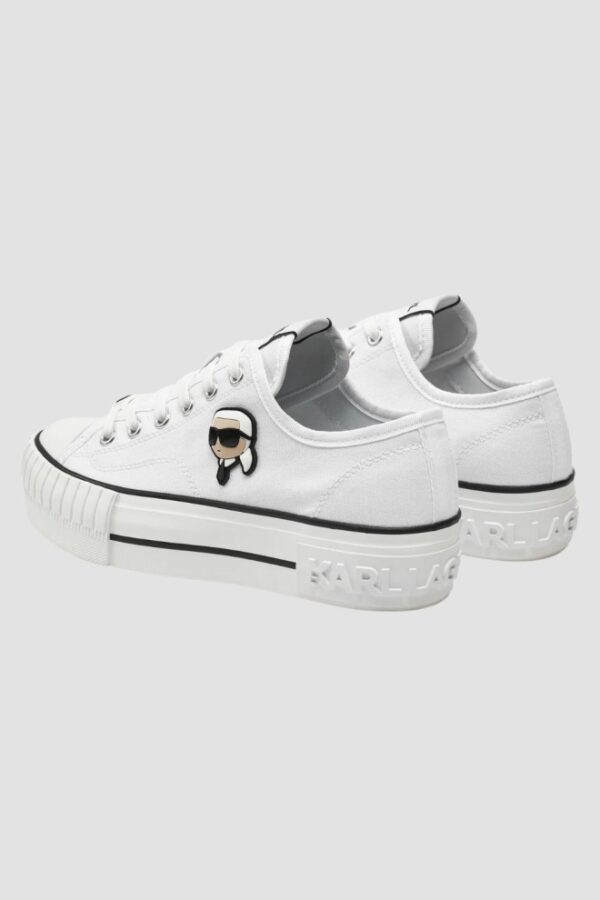 KARL LAGERFELD Białe damskie trampki KAMPUS MAX NFT