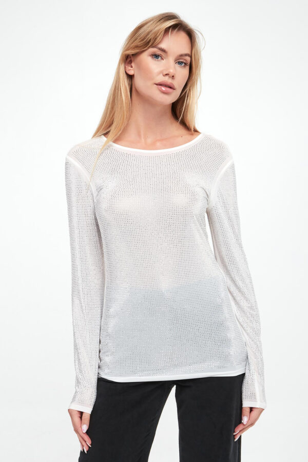 Bluzka damska z kryształkami TWINSET U&B