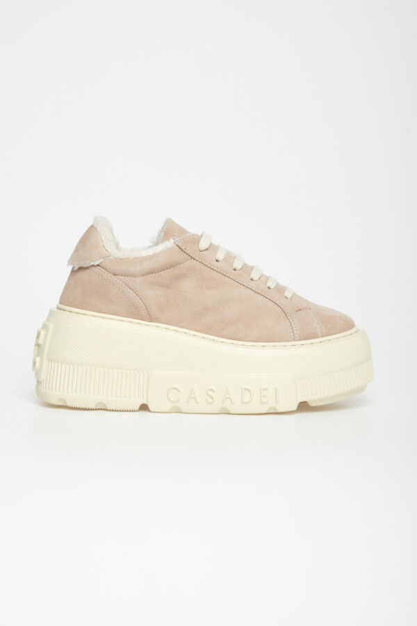 Sneakersy damskie zamszowe CASADEI