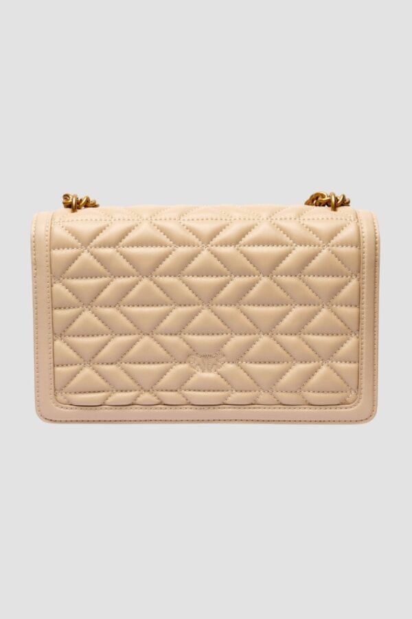 PINKO Beżowa torebka Love One Classic DC