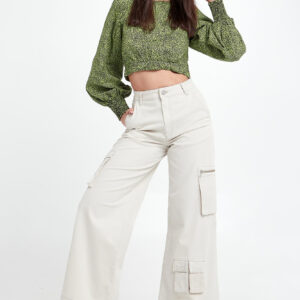 Bluzka damska cropped GESTUZ