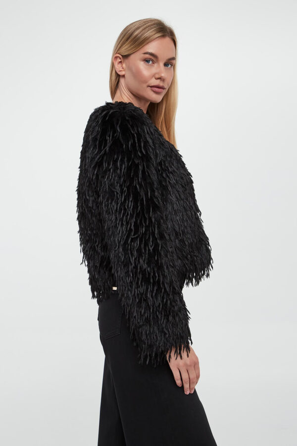 Futerko damskie z piórami JOSEPH RIBKOFF