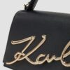 KARL LAGERFELD Czarna torebka K/signature 2.0