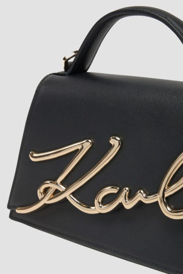 KARL LAGERFELD Czarna torebka K/signature 2.0