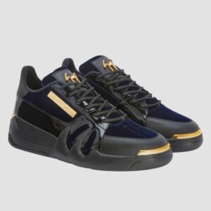 GIUSEPPE ZANOTTI Granatowe sneakersy