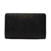 MICHAEL KORS Czarny portfel MD Snap