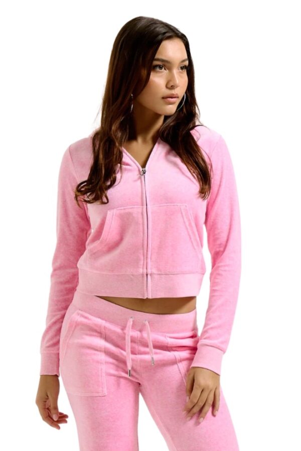 JUICY COUTURE Różowa bluza damska Robertson Hoodie