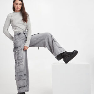 Sweter damski prążkowany PATRIZIA PEPE