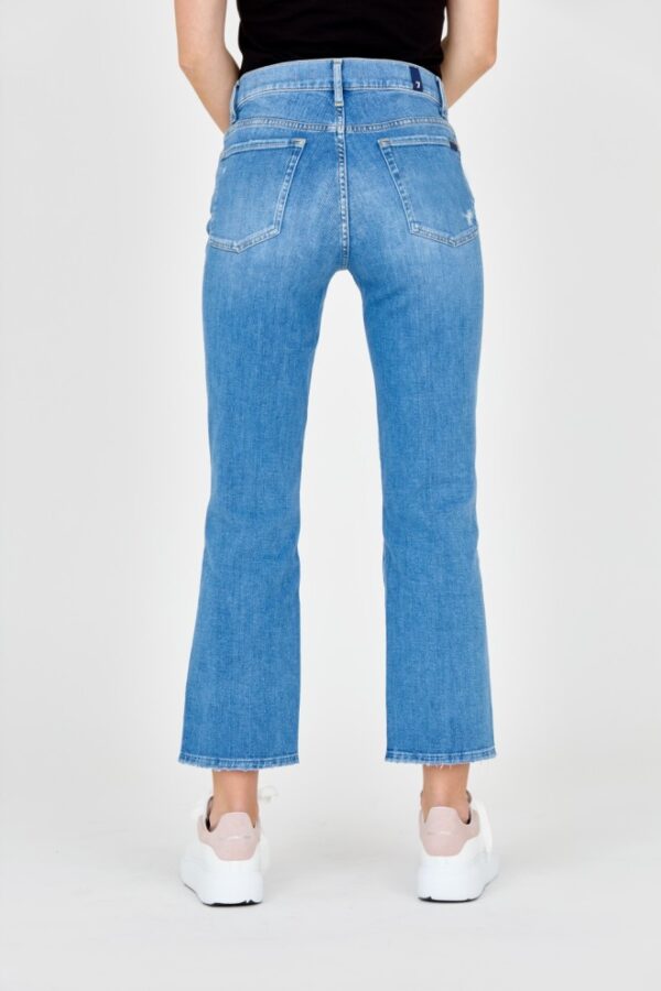 7 FOR ALL MANKIND Niebieskie damskie jeansy Straight