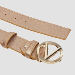 VALENTINO Złoty pasek damski Hampton
