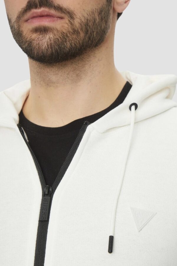 f6122971ea8210e5642fd452b92573da5de53f14 GUESS Biała męska bluza Aldwin