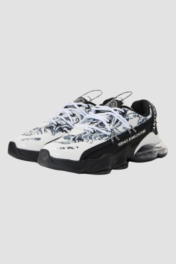 VERSACE JEANS COUTURE Białe męskie sneakersy Fondo Nomo Dis. 15