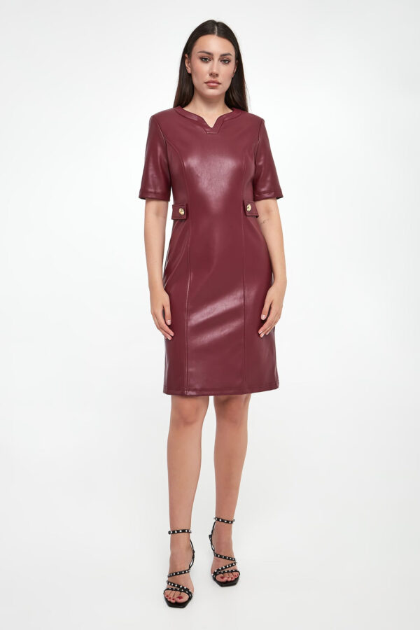 f69980a3b0f3a1598c8fca756b0f2543cbe77898 Sukienka z ekoskóry JOSEPH RIBKOFF