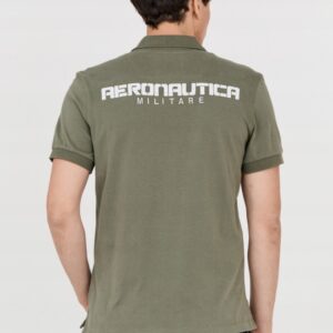 AERONAUTICA MILITARE Męska zielona koszulka polo