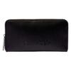CALVIN KLEIN Duży czarny damski portfel na zamek