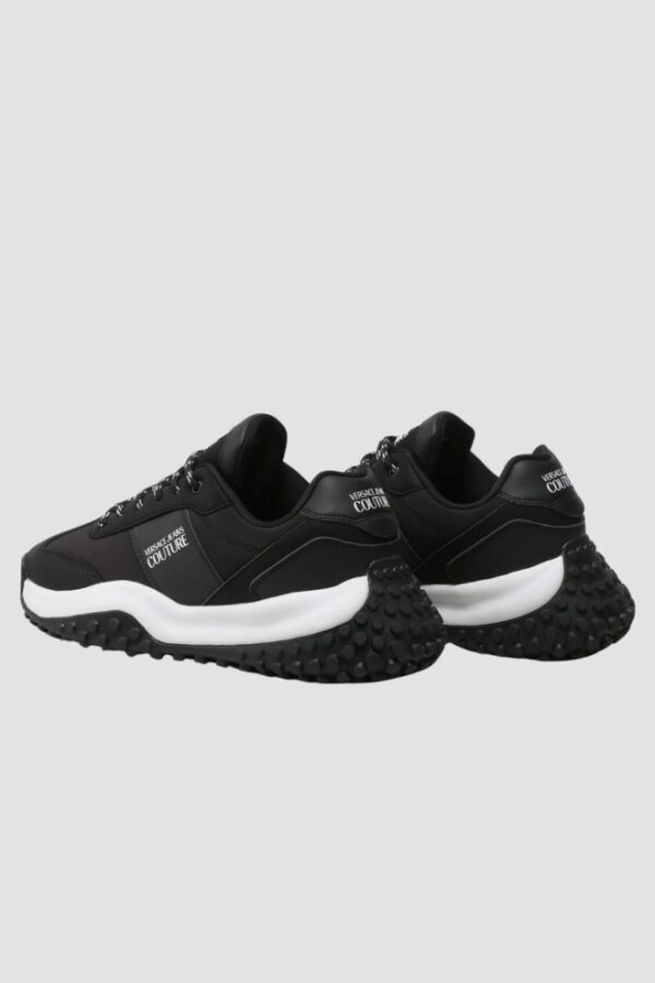 VERSACE JEANS COUTURE Czarne sneareksy męskie Fondo Hyber Dis. 47