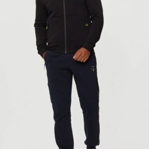 f92e7a758fcb8e2a55e113d5eb862d75be672663 AERONAUTICA MILITARE Granatowe męskie spodnie dresowe With Mesh