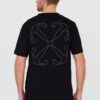 OFF-WHITE Czarny męski t-shirt
